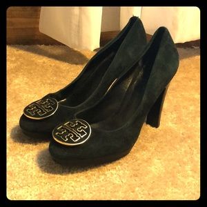 Tory Burch leather heels.